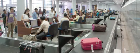 Baggage at the airport