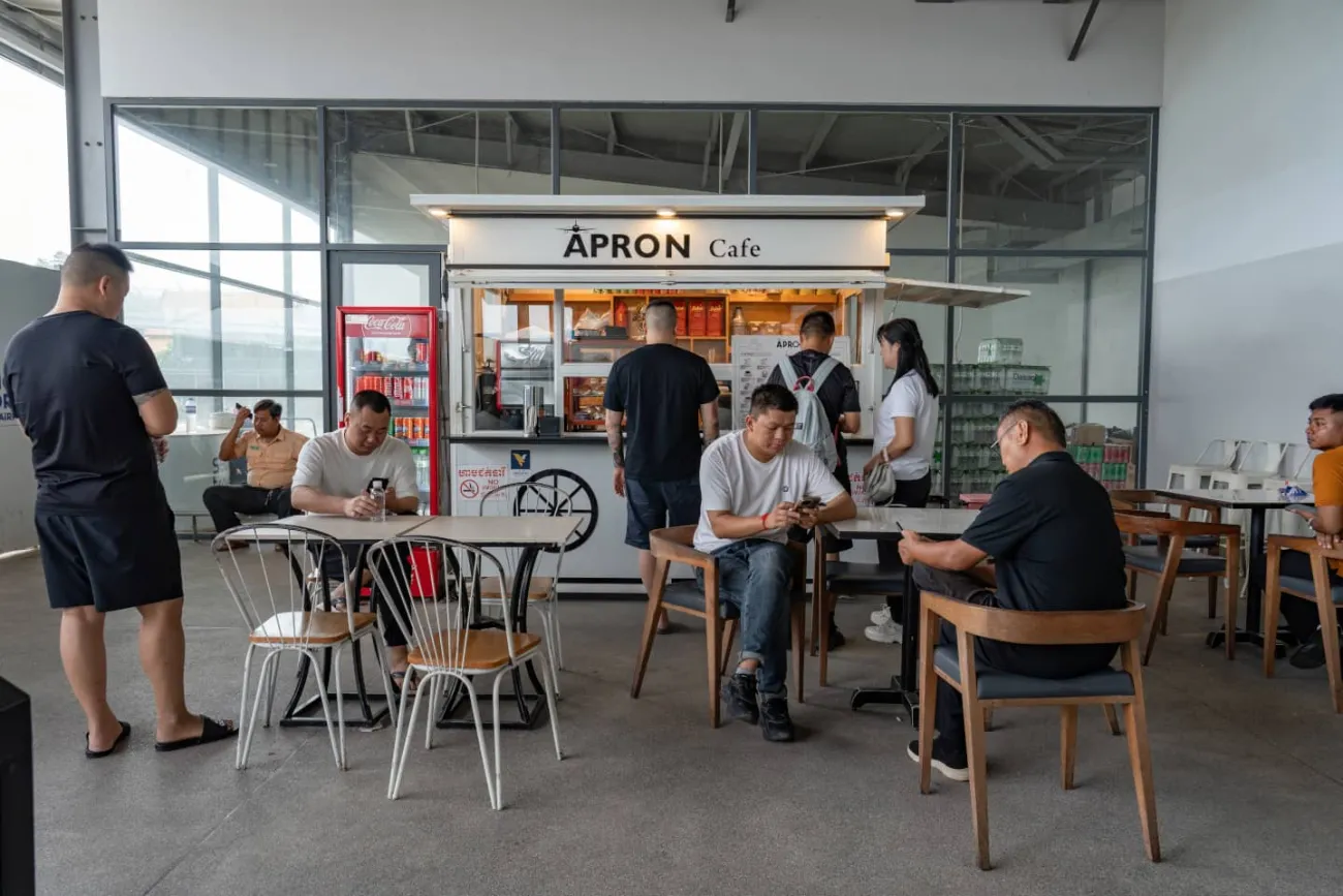Apron Café at Sihanouk International Airport